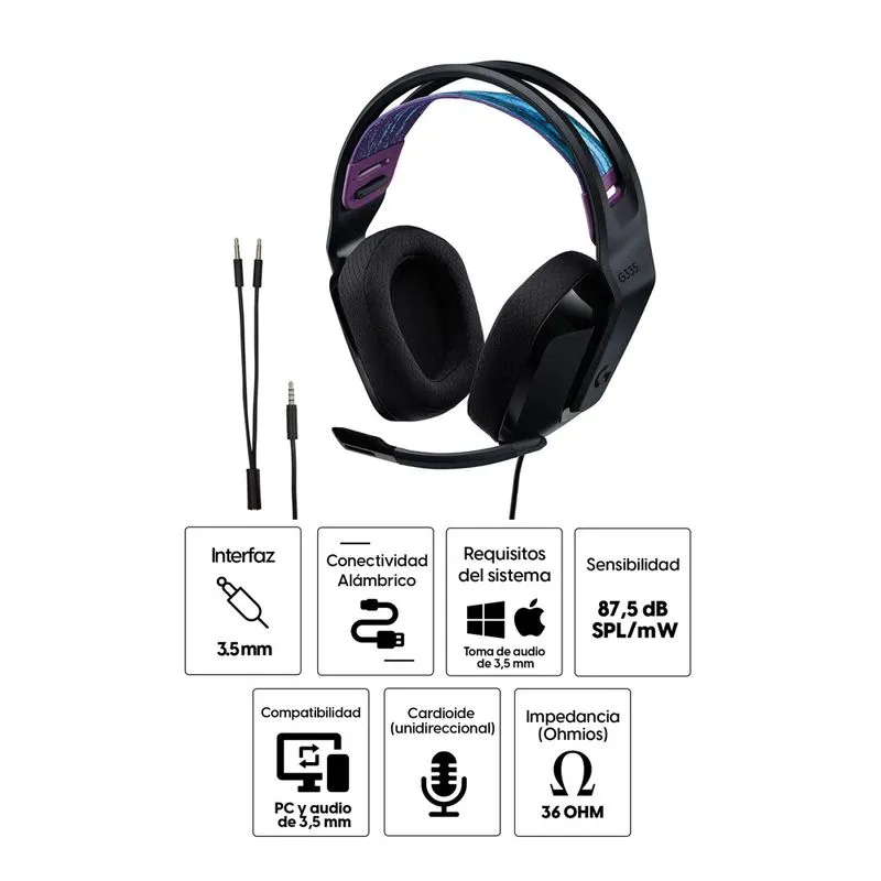 Ticket para sorteo de Audífonos gamer alámbrico Logitech G335 ¡Gratis! - Imagen 4