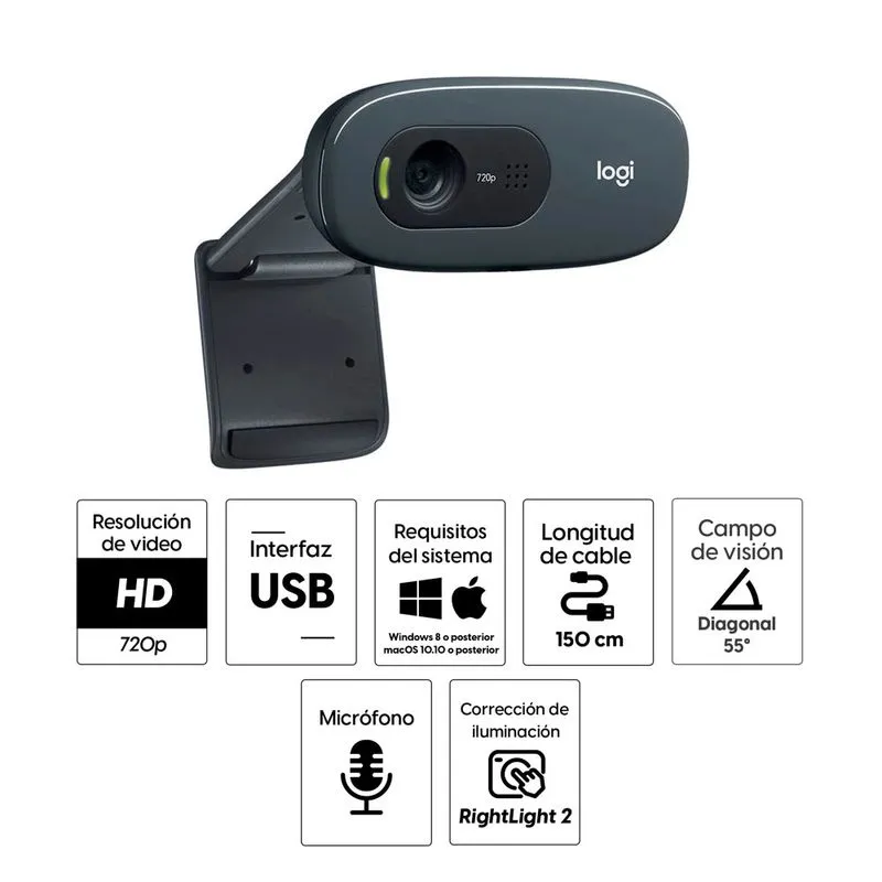 Ticket para sorteo de Cámara web Logitech C270 HD 720p ¡Gratis! - Imagen 2