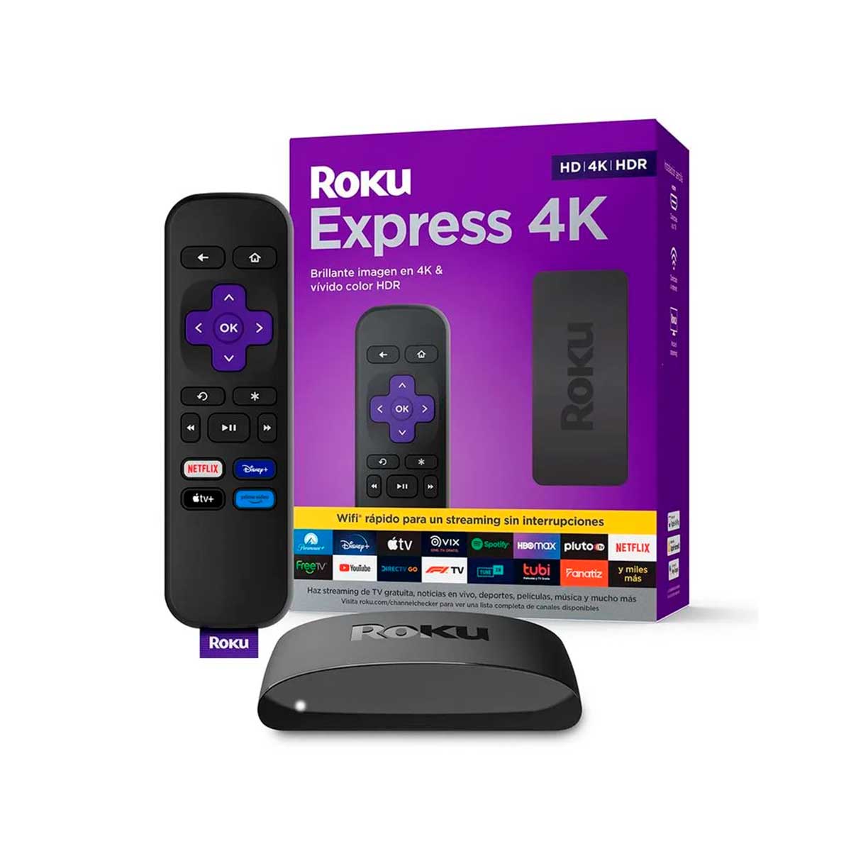 Ticket para sorteo de Convertidor a Smart TV Roku Express 4K con control remoto ¡Gratis!