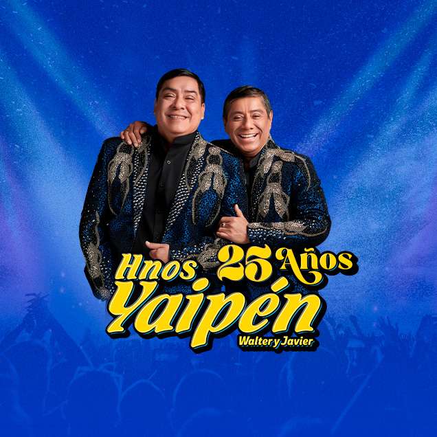 Ticket para sorteo de 10 entradas dobles para Concierto de 25 años de Hnos. Yaipén ¡Gratis!